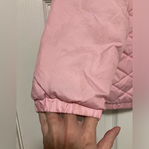 The North Face Pink Quilted Mock Neck Jacket - Picture 7 of 9